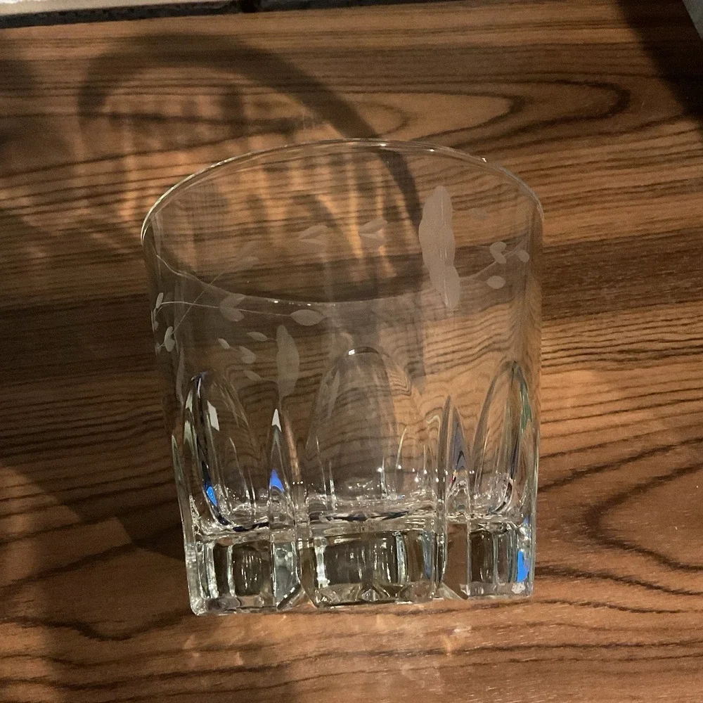 Vintage Heavy PRINCESS HOUSE 1980's Crystal Ice Bucket Heritage Etched Pattern.